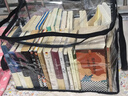 得力（deli）防尘透明家用书本收纳袋 课外书籍收纳整理袋 旧书收纳书架 黑色特大号BA208 实拍图