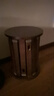 实木圆凳子可叠放叠叠乐家用组合凳现代吃饭客厅餐桌收纳堆叠椅子 进口橡胶木-胡桃色4只-不带轮 质保十年坐坏换新 实拍图