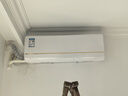 奥克斯空调 省电侠 大1.5匹 新一级能效变频 节能防直吹 双排铜管空调 国家补贴 KFR-35GW/BpR3AQS1(B1) 实拍图