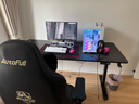 傲风A4电竞桌实木电动升降桌电脑桌办公桌子国家补贴黑色1.8*0.8m 实拍图