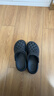 名创优品（MINISO）洞洞鞋男女夏季外穿凉鞋防滑厚底踩屎感包头凉拖鞋 黑色+海洋星星 实拍图