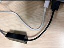 绿联Type-C转百兆有线网卡USB-C网线转接头RJ45网口转换器网络拓展坞适用苹果Mac华为笔记本电脑手机 实拍图