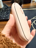 罗技（Logitech）时尚系列 PEBBLE鼠标 无线蓝牙鼠标 办公静音鼠标 女性鼠标对称鼠标 鹅卵石造型 玫瑰粉 实拍图