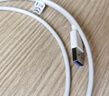 华为原装6A数据线 USB Type-A转USB Type-C/1m线长/支持66W（11V6A）充电 白色CC790 实拍图