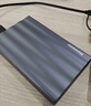 纽曼（Newsmy）2TB 移动硬盘机械 星河金属系列 USB3.0 2.5英寸 Type-C接口 深锖色 手机连接 磨砂质感 波浪设计 实拍图