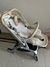 bebebus艺术家婴儿车推车可坐可躺新生儿宝宝轻便折叠双向高景观 香槟金 实拍图