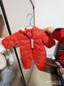 巴拉巴拉童装婴儿连体衣轻薄羽绒服宝宝衣服2025冬装抱衣爬服男童女童萌趣 红色糖葫芦-白鸭绒 73 cm-充绒量37g 实拍图