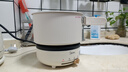 美的（Midea）电煮锅 电炒锅 便携式折叠锅 分体式小电锅 316L不锈钢 0涂层旅行出差烧水电水壶多功能锅XZC16X01 实拍图