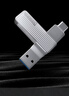 联想（Lenovo）投资品牌异能者128GB Type-C USB3.2 U盘 F500 MAX 枪色230MB/s手机电脑两用360°旋转双接口优盘 实拍图