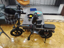 普莱德新国标折叠电动自行车 超长续航电动车 铝合金代驾车 锂电池助力男女通用成人电瓶车 代步电单车 航空铝合金-进口级40A-纯电约120km送GPS 实拍图