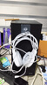 惠普（HP）H100游戏耳机头戴式耳麦带麦克风电竞网吧游戏吃鸡三角洲行动听声辨位 白色USB接口 实拍图