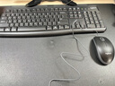 罗技（Logitech）MK120 键鼠套装 有线键鼠套装 办公键鼠套装 电脑键盘 USB即插即用 全尺寸 黑色 实拍图