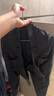 啄木鸟（TUCANO）休闲裤男四季款潮流宽松直筒裤男士时尚舒适运动长裤子 黑色 3XL 实拍图