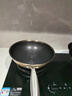 炊大皇 炒锅 304不锈钢炒菜锅煎锅 平底不粘炒锅32cm 可立可视盖不挑灶 实拍图