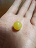 炫夏附证书天然原矿蜜蜡单珠子散珠圆珠琥珀鸡油黄白花蜜手串金刚配珠 蜜蜡珠子单颗约14mm（附证书） 实拍图