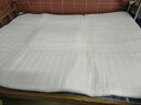 红豆乳胶床垫加厚记忆棉榻榻米抗压单双人家用宿舍床褥子床垫子 R白蓝（厚度约6cm） 150cm*200cm 实拍图
