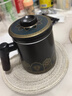 宅轻松 茶杯陶瓷茶水分离泡茶杯家用办公带盖带过滤茶漏复古水杯茶具 实拍图