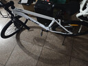 喜德盛山地自行车黑客380避震前叉21速禧玛诺变速X6铝合金车架通勤代步 白/黑色（26款） 17寸（建议身高165-180） 实拍图