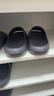 京东京造【泡泡云】踩屎感厚底轻盈防滑外穿拖鞋新款拖鞋男士 灰色42-43 实拍图