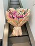 艾斯维娜鲜花速递向日葵混搭花束生日礼物全国同城配送 绣球粉玫瑰大花束 实拍图
