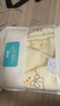 安可新婴儿7A抗菌全棉绉布浴巾 新生儿吸水洗澡纱布盖毯幸运熊100cm 实拍图