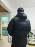 鸭鸭（YAYA）【255g充绒】羽绒服男短款加厚2025冬季新款时尚面包服保暖外套HG 黑色-YE4B008495W 【255g高充绒/男女同款】 2XL 实拍图