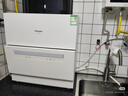 松下（Panasonic）台式洗碗机二代H1D【小尺寸大容积58L】独立烘干 80℃高温除菌 洗烘一体 软水系统 家用台面独立式 实拍图