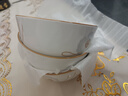 陶瓷碗家用喜庆乔迁新居碗碟餐具套装岁月静好饭碗 岁月静好3碗 实拍图
