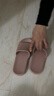 京东京造【抗菌皮纹拖】eva软弹家居防臭浴室新款拖鞋女士粉色37-38 实拍图