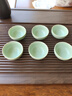 古德窑 汝窑功夫茶杯陶瓷6只装汝瓷品茗杯单杯开片可养家用小茶杯主人杯 六只装-介福汝窑《如意杯》60ml 实拍图