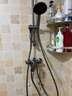 九牧（JOMOO）枪灰集成升降硅胶除垢三功能分体淋浴器喷枪款35324-592/HBS-1 实拍图