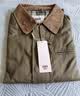 森马（Semir）夹克男经典巴恩风工装外套男复古灯芯绒翻领夹克秋冬季情侣上衣 咖啡50800 XL 实拍图