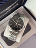 冠琴（GUANQIN）男士手表瑞士品质耐磨防水夜光全自动机械表双日历手表男机械表 全自动机械款-银壳黑面 实拍图