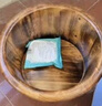 川柏香实木泡脚桶木桶洗脚盆木桶家用足浴桶泡脚木质香柏木碳化木制脚盆 26cm 【高端】橡胶木+按+艾60+贴 实拍图