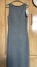 优衣库女装针织Bra连衣裙无袖裙子气质收腰480636 08 深灰色 3XL /170/108 实拍图