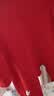 贝瑞加（Babyprints）新生儿连体衣红色满月服刚出生宝宝喜庆纯棉衣服中国风 喜乐59 实拍图