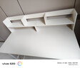 悦美妙电脑桌台式学生简易书桌书柜书架一体写字桌子家用办公学习桌 【单桌款】暖白色120*60cm 实拍图