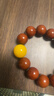 金匠利天 然鸡油黄老蜜蜡单珠佛珠搭配圆珠单颗手串散珠文玩DIY配饰 20mm黄蜜圆珠（1颗通孔 实拍图