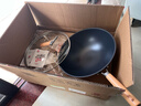 三禾炒锅无涂层钛铁不粘锅炒菜锅钛铁炒锅氮化防锈有钛铁锅圆底32cm 实拍图