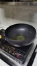 京严章丘古法大肚铁锅家用炒锅无涂层不粘炒菜锅电磁炉燃气通用已开锅 【加厚加深光面款】适用4-8人 30cm 【山东老字号铁锅技术|百年传承】 实拍图