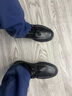他她（TATA）商务休闲皮鞋男士黑色男鞋子软底爸爸鞋 黑色休闲（系带） 39 实拍图