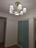 雷士（NVC）欧美轻奢水晶玻璃语音智能吊灯客厅吊灯餐厅灯灯具WHDD90F/G-01 实拍图