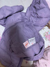 鸭鸭（YAYA）儿童轻薄羽绒服短款小童中大童连帽男女童2023秋冬洋气童装外套 浅紫 130 实拍图
