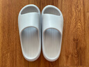 朴西新款EVA踩屎感厚底拖鞋女士居家室内情侣拖鞋男 灰色 42-43 实拍图