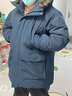 优衣库莫雷加德同款男装女装高级保暖羽绒大衣外套冰雪羽绒481200 68 深蓝色 2XL 实拍图