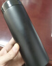 米家 保温杯 316不锈钢水杯 男女士杯子 大容量茶杯便携 350ml黑色 实拍图