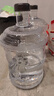 拜杰纯净水桶 食品级PC矿泉水桶透明手提式水桶茶水桶 大容量水桶黑盖7.5L 实拍图