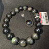 石玥珠宝精品10mm彩虹眼黑曜石手串本命年转运珠水晶手链男女士款礼物 实拍图