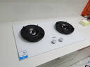 海尔（Haier）【下单抽华为三折叠】燃气灶5.2kw天然气双灶家用台嵌两用 白色面板烟灶联动 68%高热效 Q2BEC(天) 实拍图