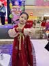 小猪班纳（PEPCO）汉服女童冬中国风古装冬季拜年服唐装女孩儿童古风裙子 红色 120 实拍图